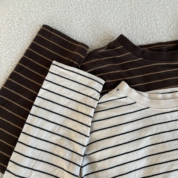Zara Long Sleeve Striped Shirts Bundle Kids sz 9 - Picture 3 of 3